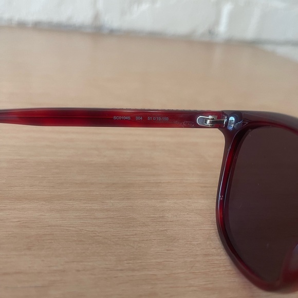 Stella McCartney SC0104S 004 Red Sunglasses 51:19-150 Limited Edition Italy New